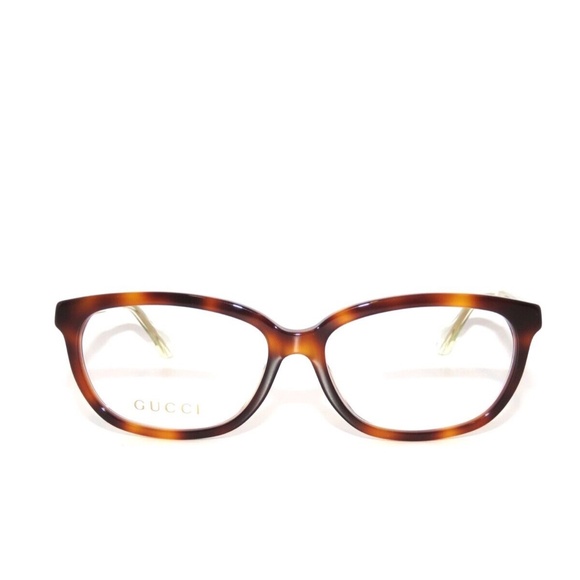 Gucci 0568OA 002 55 Havana Eyeglasses 0568 - Picture 2 of 5